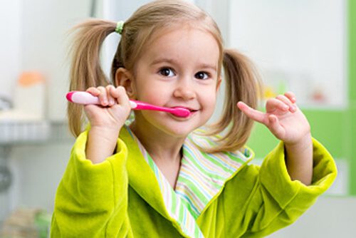 Proper brushing